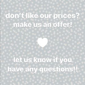 Make us offers!